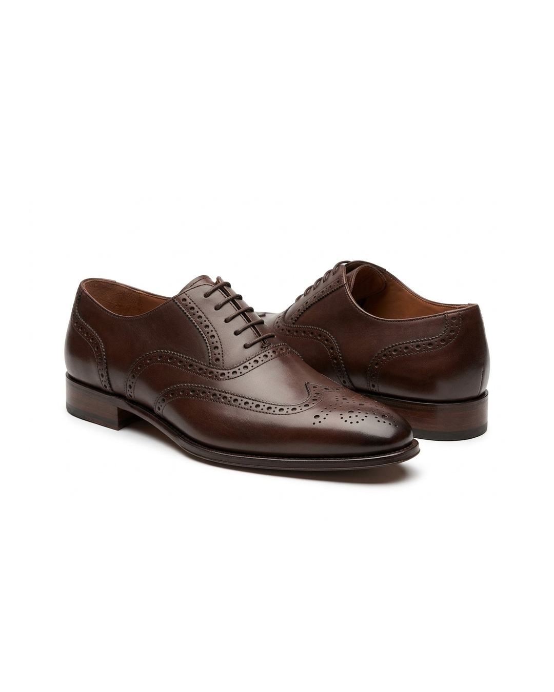 Rich Chocolate Wingtip Brogue Oxfords